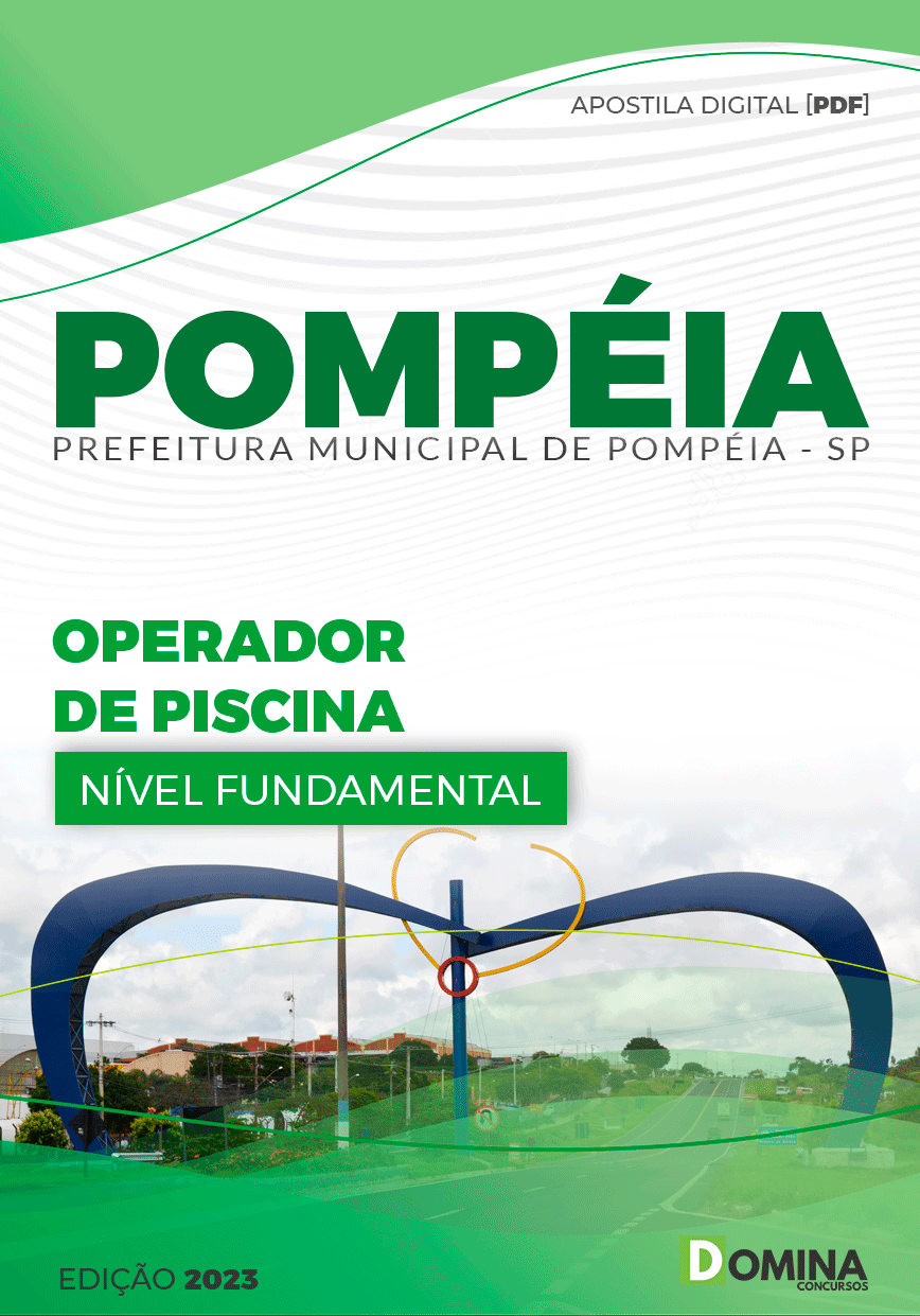 Apostila Pref Pompéia SP 2023 Operador de Piscina