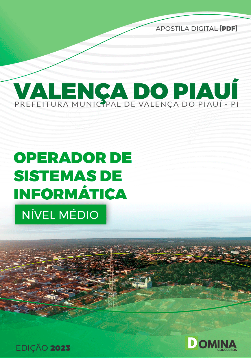 Apostila Concurso Pref Valença PI 2023 Operador Sistemas Informática