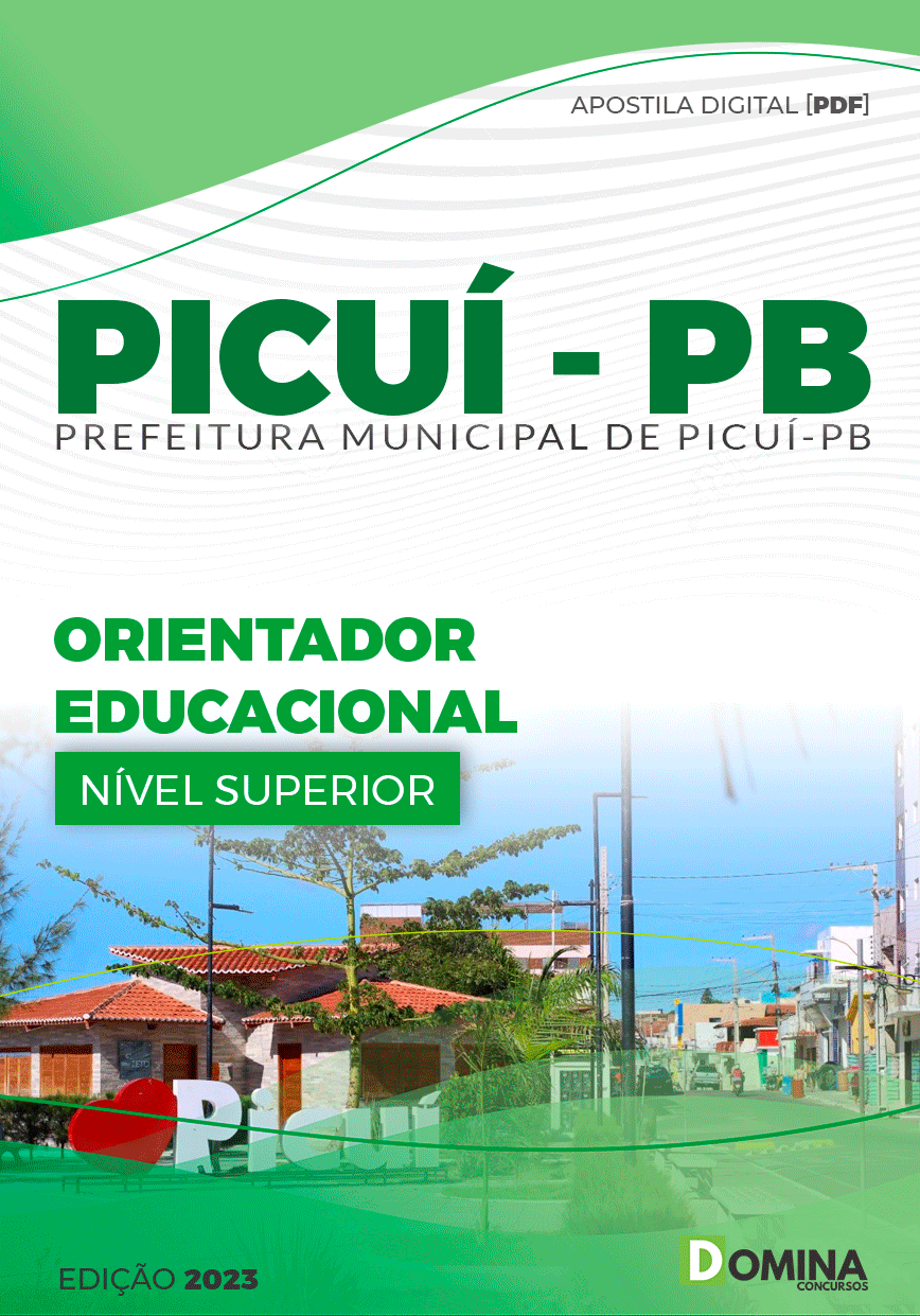 Apostila Pref Picuí PB 2023 Orientador Educacional