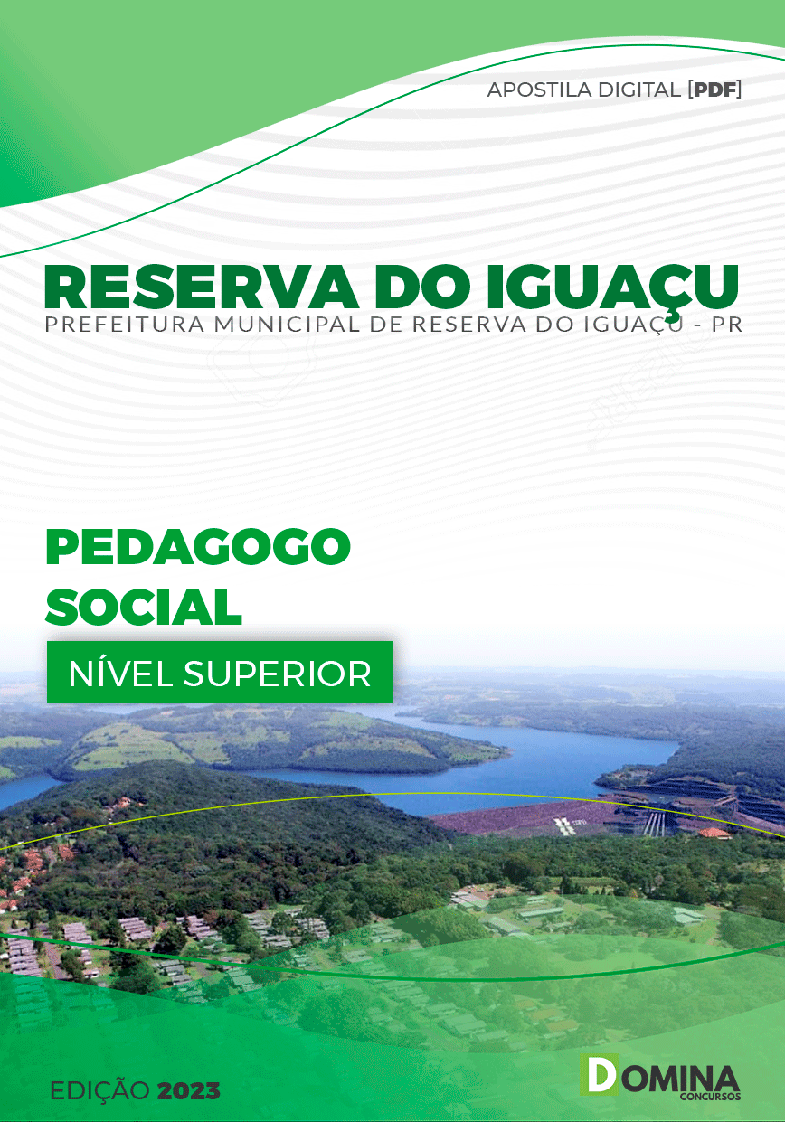 Apostila Pref Reserva do Iguaçu PR 2023 Pedagogo Social