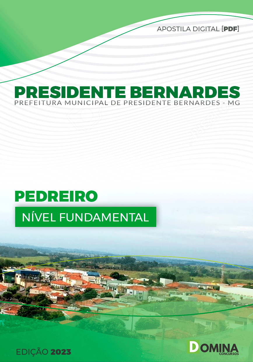 Pref Presidente Bernardes MG 2023 Pedreiro
