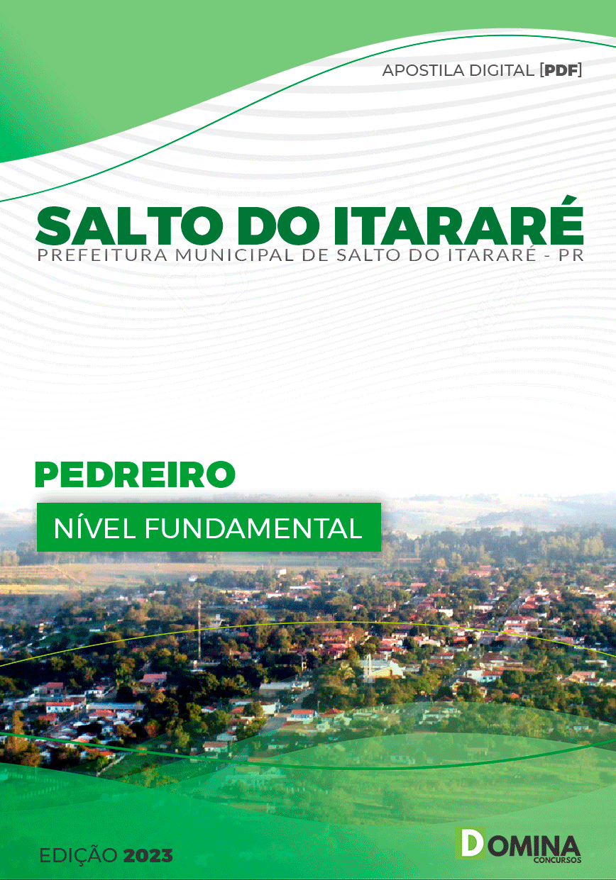 Apostila Pref Salto do Itararé PR 2023 Pedreiro