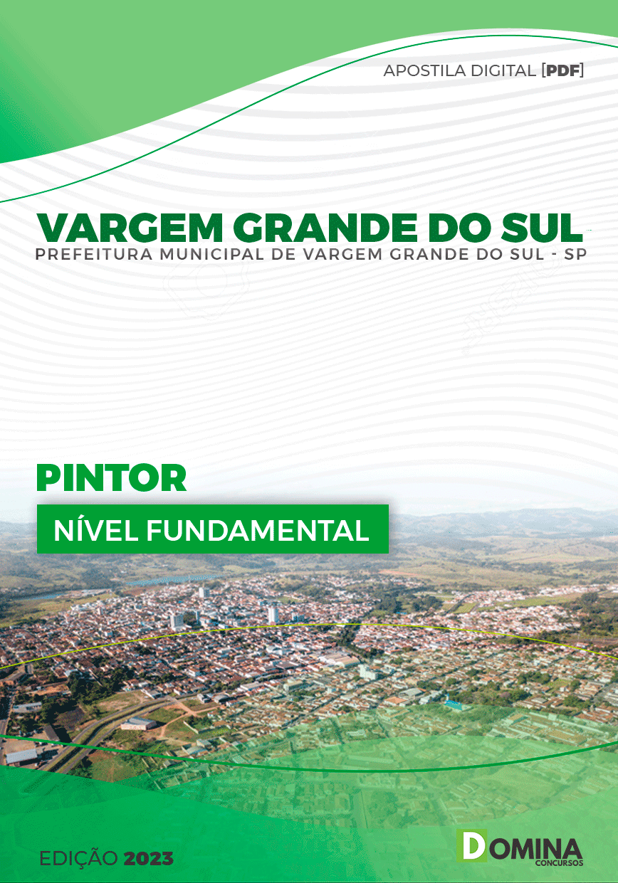 Apostila Pref Vargem Grande do Sul SP 2024 Pintor