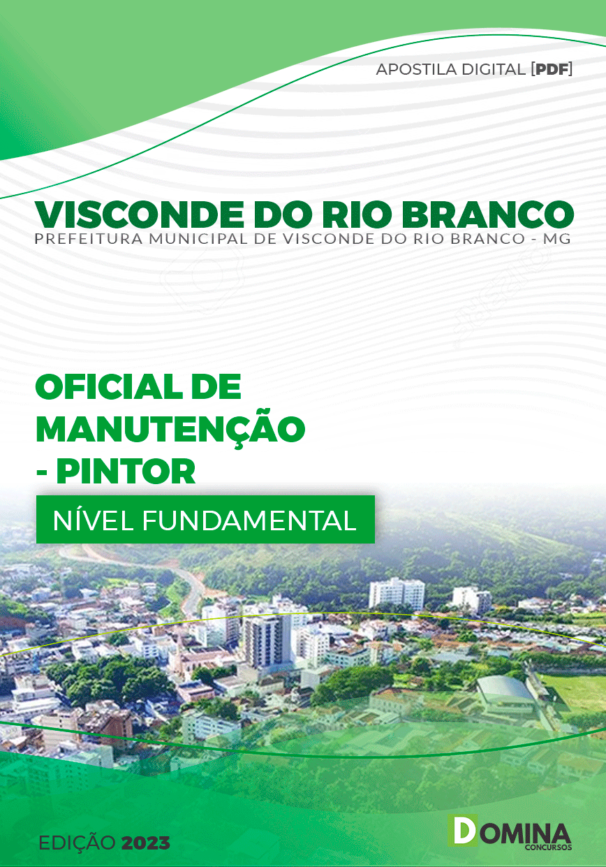 Apostila Pref Visconde do Rio Branco MG 2023 Pintor