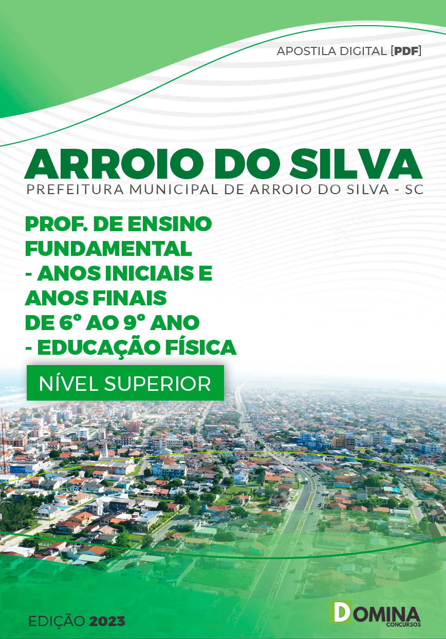 Apostila Pref Arroio do Silva SC 2023 Professor Educação Física