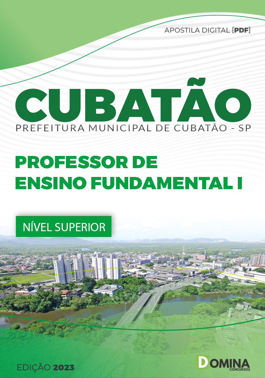 Apostila Pref Cubatão SP 2023 Professor Ensino Fundamental I