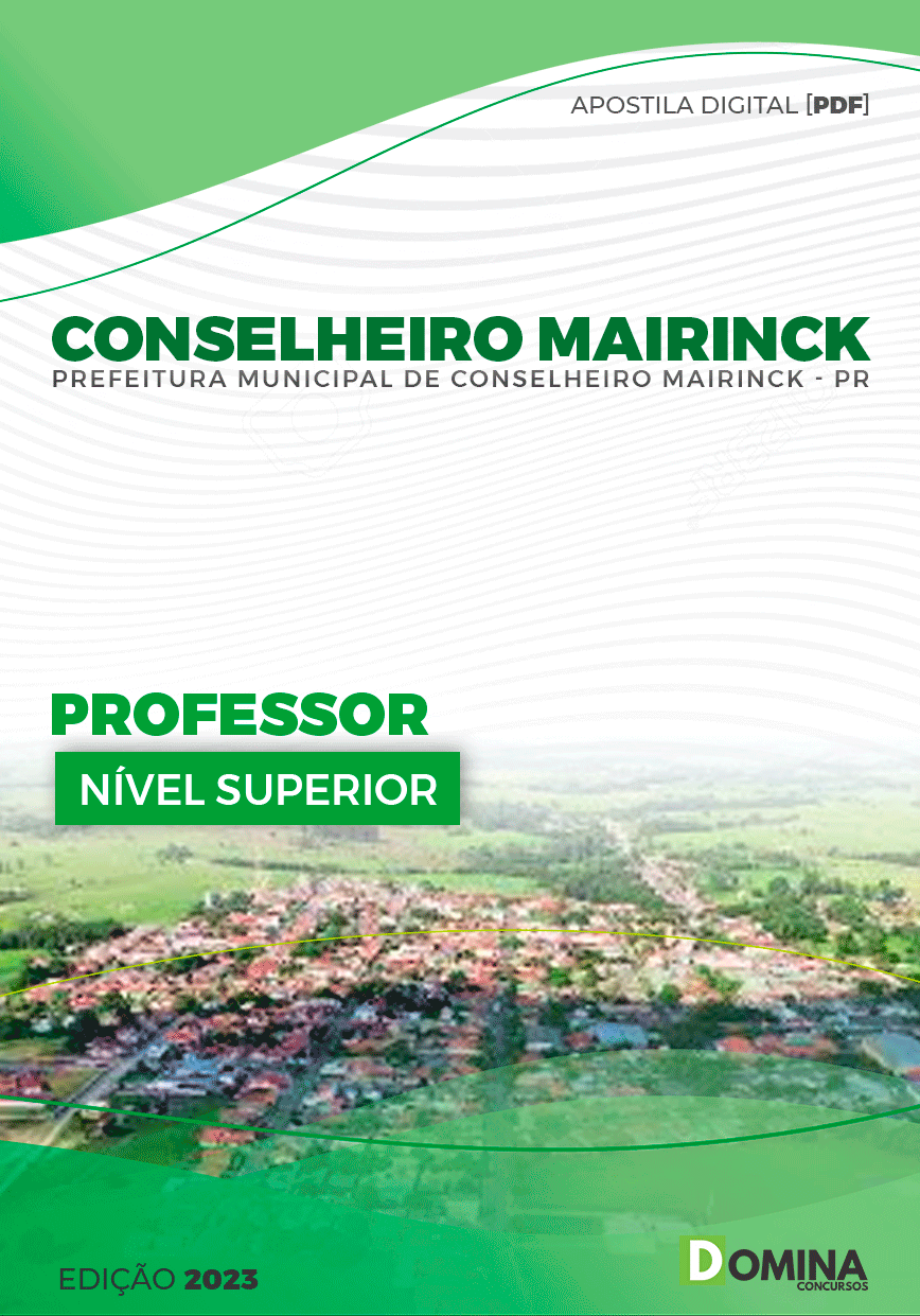 Pref Conselheiro Mairinck PR 2023 Professor