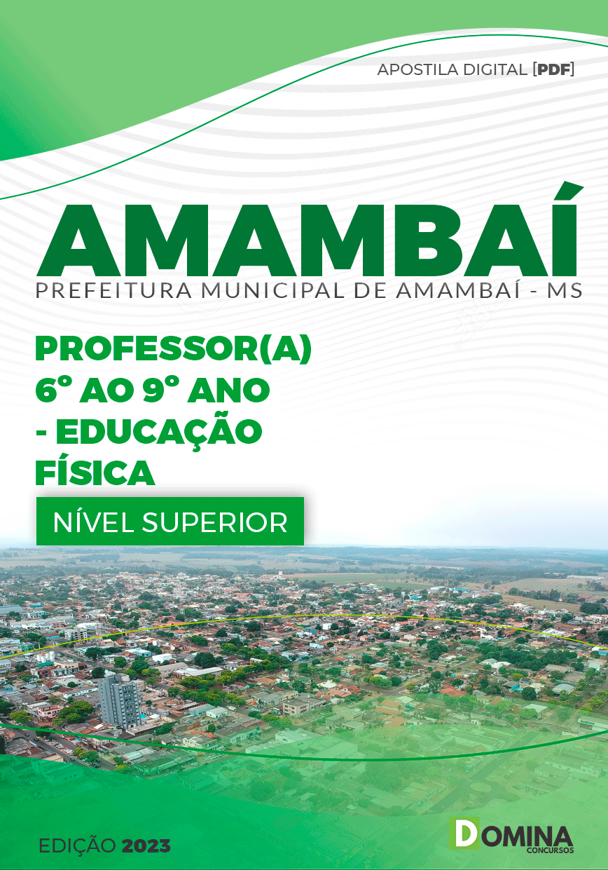 Apostila Concurso Pref Amambai MS 2023 Professor Educação Física