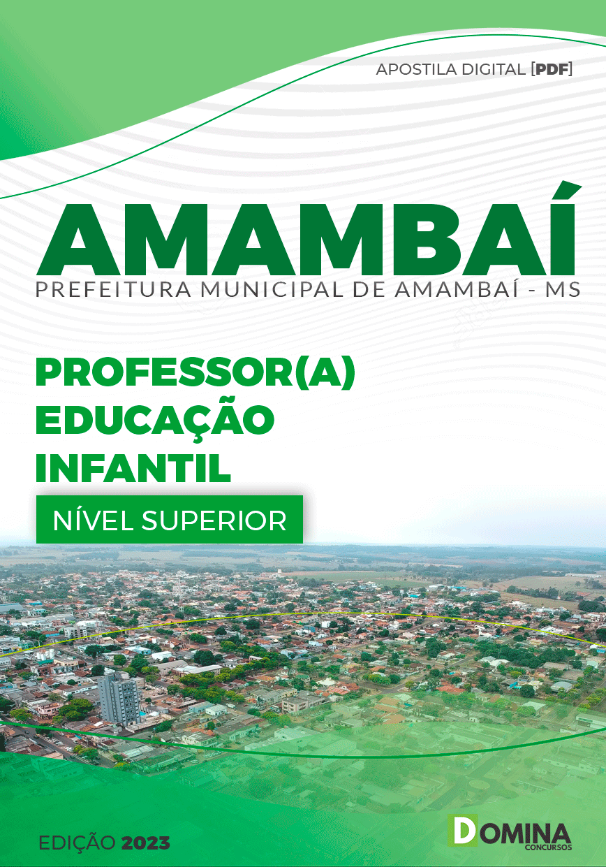 Apostila Pref Amambai MS 2023 Professor Educação Infantil