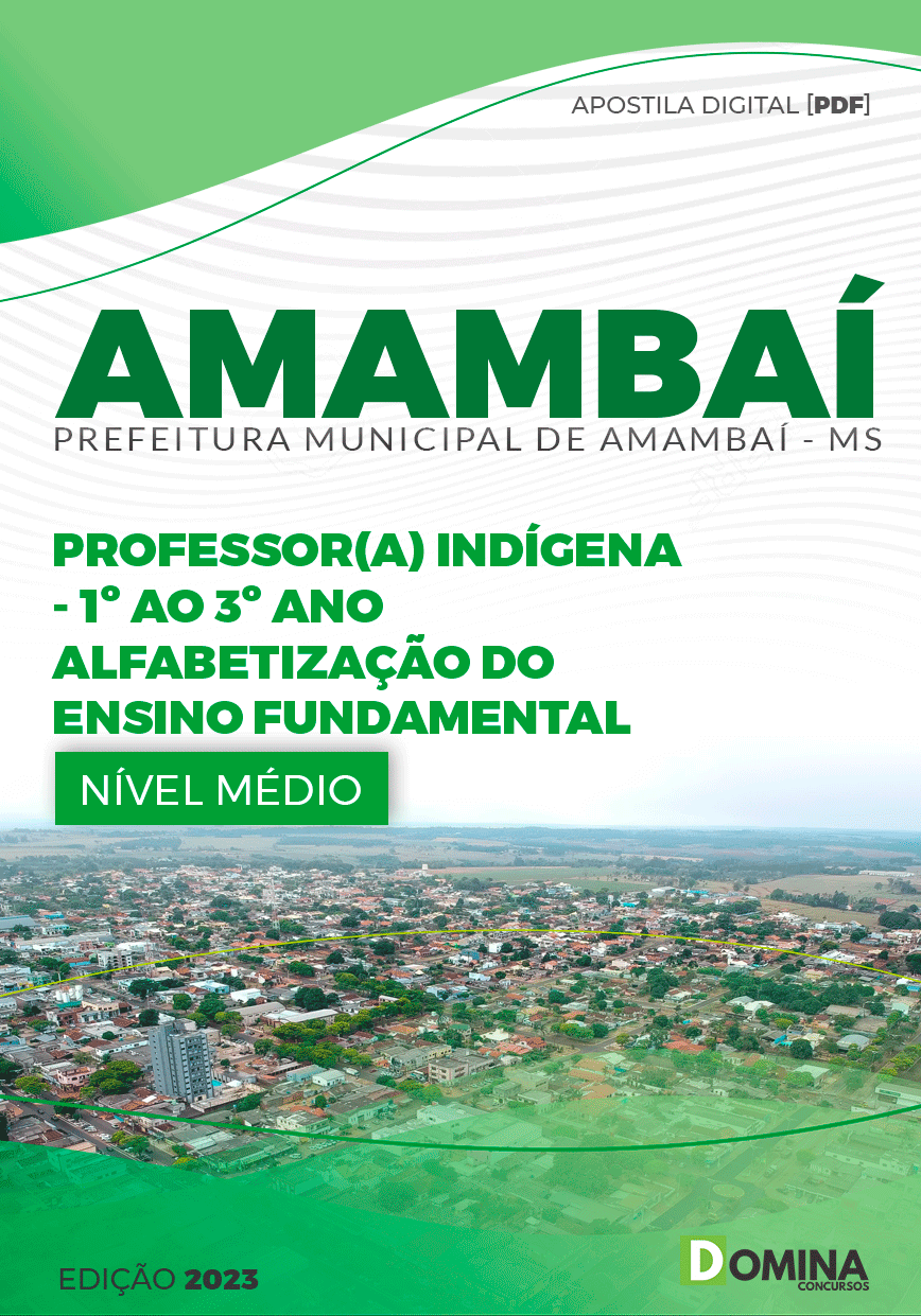 Apostila Pref Amambai MS 2023 Professor 1º Ao 3º Ano