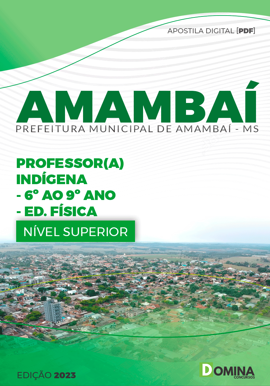 Apostila Concurso Pref Amambai MS 2023 Professor Educação Física