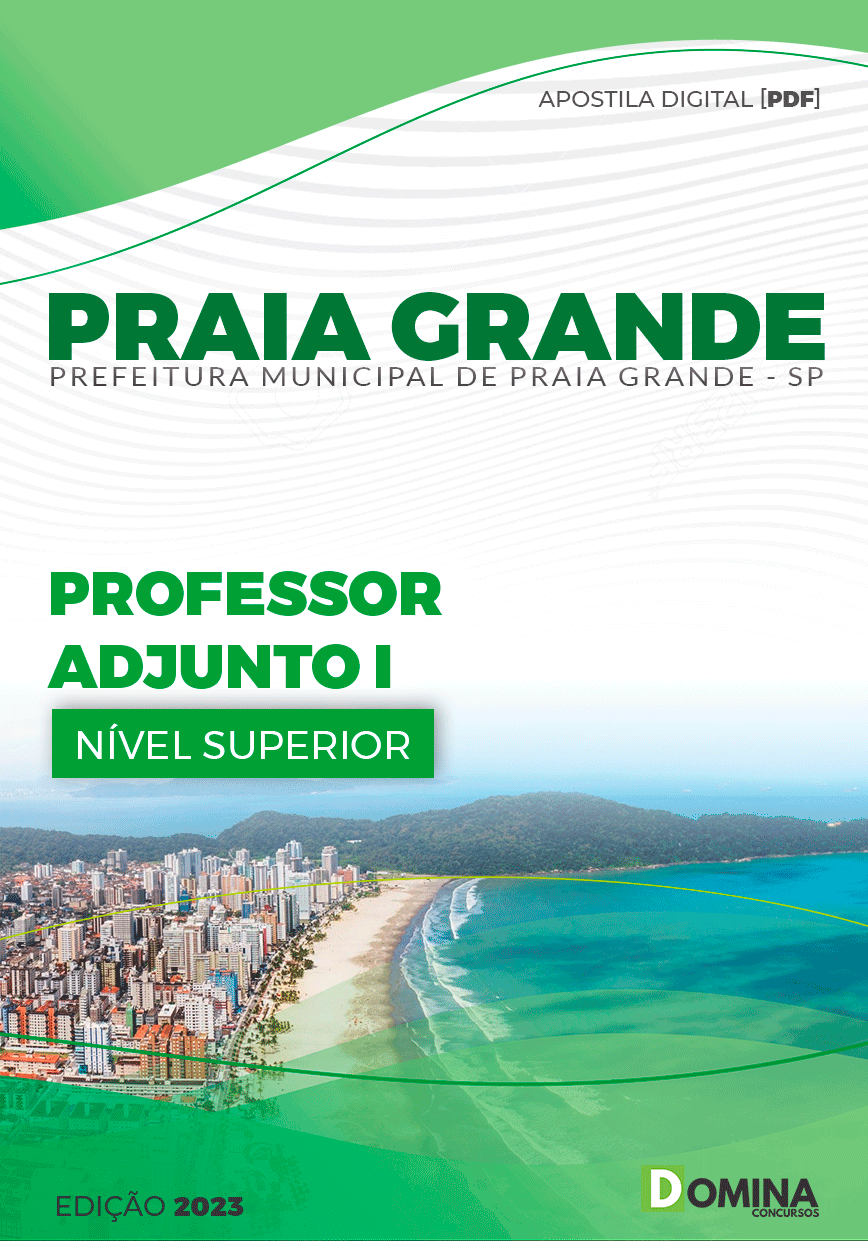 Apostila Pref Praia Grande SP 2023 Professor Adjunto I