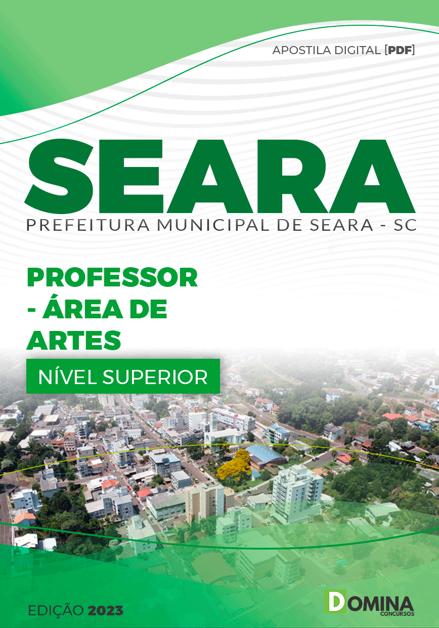 Apostila Concurso Pref Seara SC 2023 Professor Artes