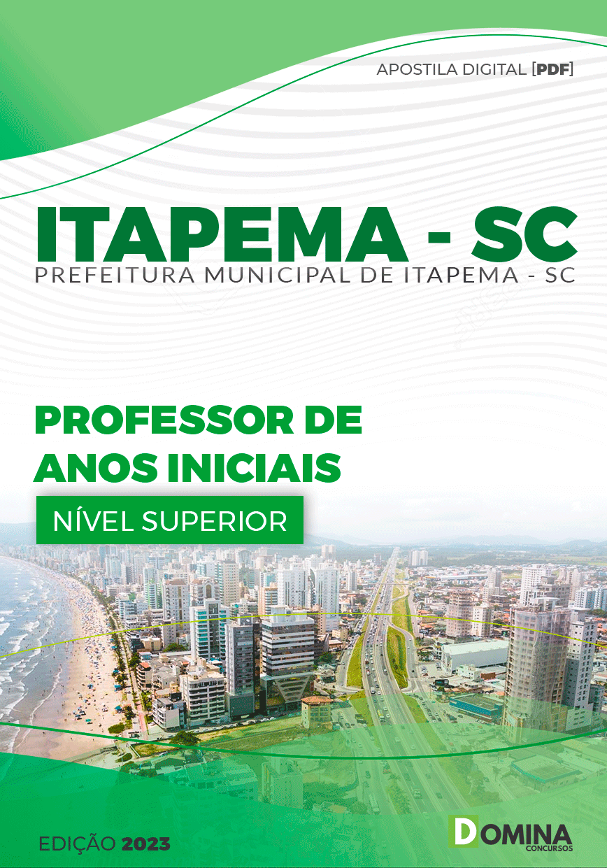 Apostila Pref Itapema SC 2023 Professor Anos Iniciais