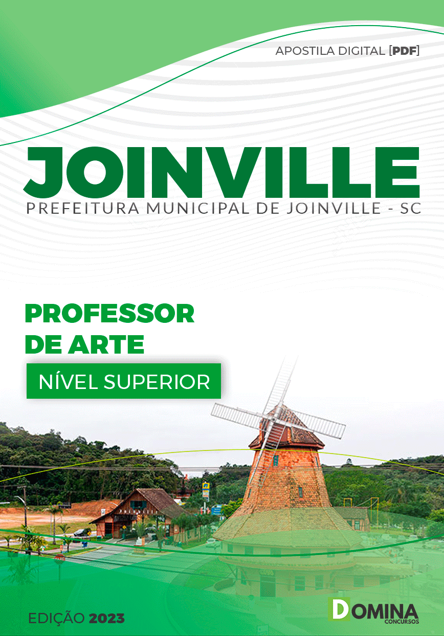 Apostila Pref Joinville SC 2023 Professor de Arte