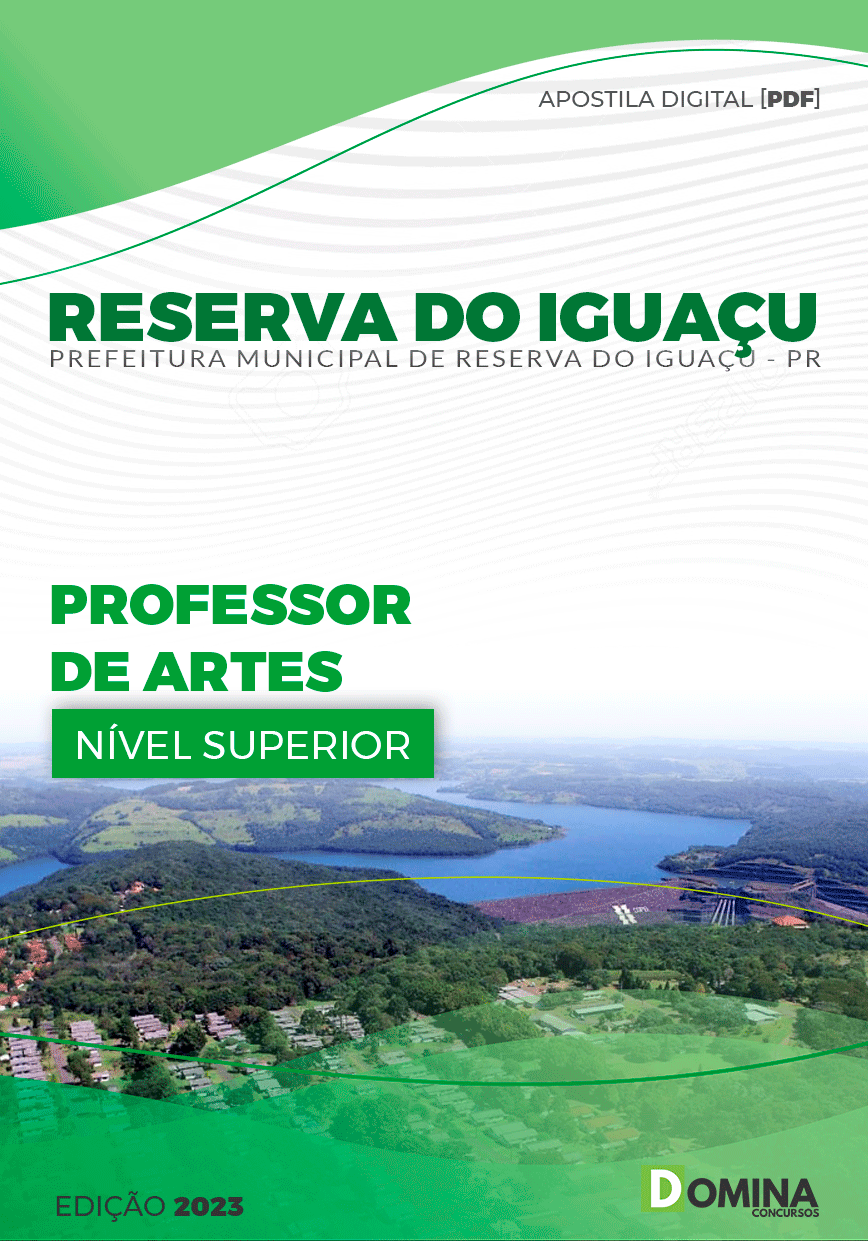 Apostila Pref Reserva do Iguaçu PR 2023 Professor Arte Educação