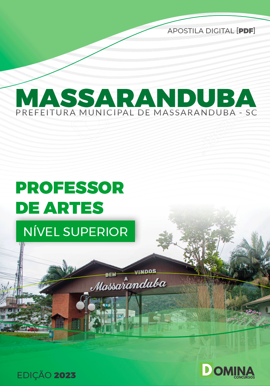 Apostila Pref Massaranduba SC 2023 Professor Artes