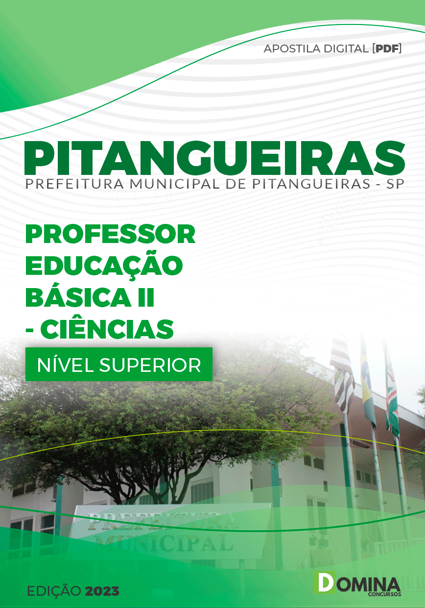 Apostila Pref Pitangueiras SP 2024 Professor II Ciências
