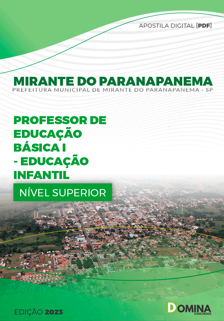 Pref Mirante Paranapanema SP 2023 Professor Educação Infantil