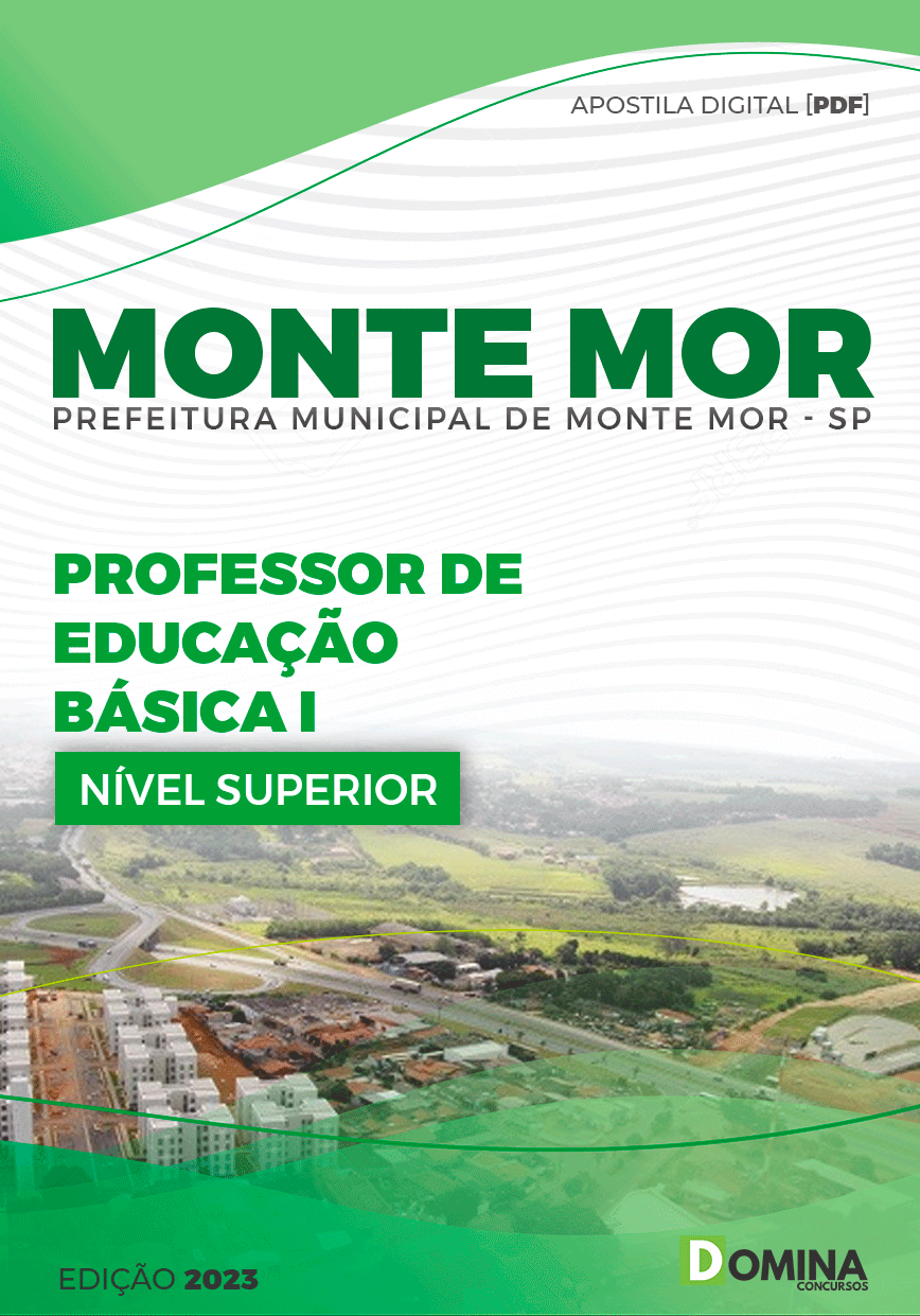 Apostila Pref Monte Mor SP 2023 Professor Educação Básica I