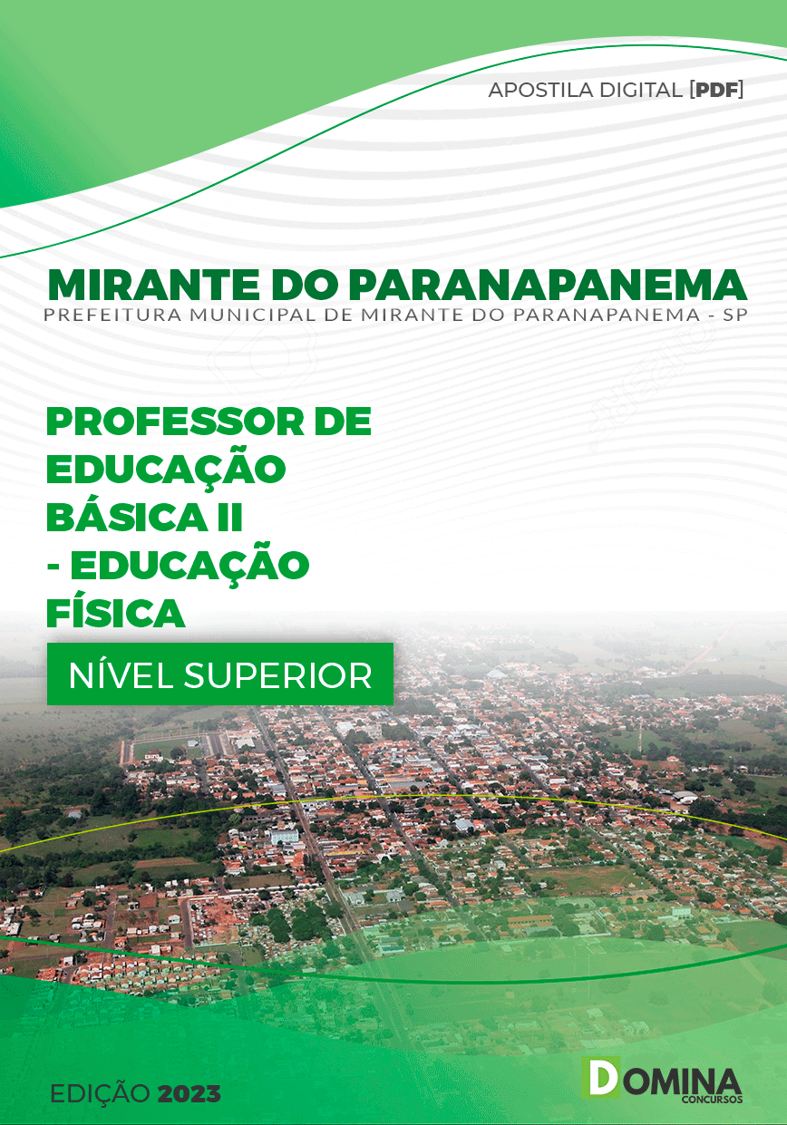 Pref Mirante Paranapanema SP 2023 Professor Educação Física