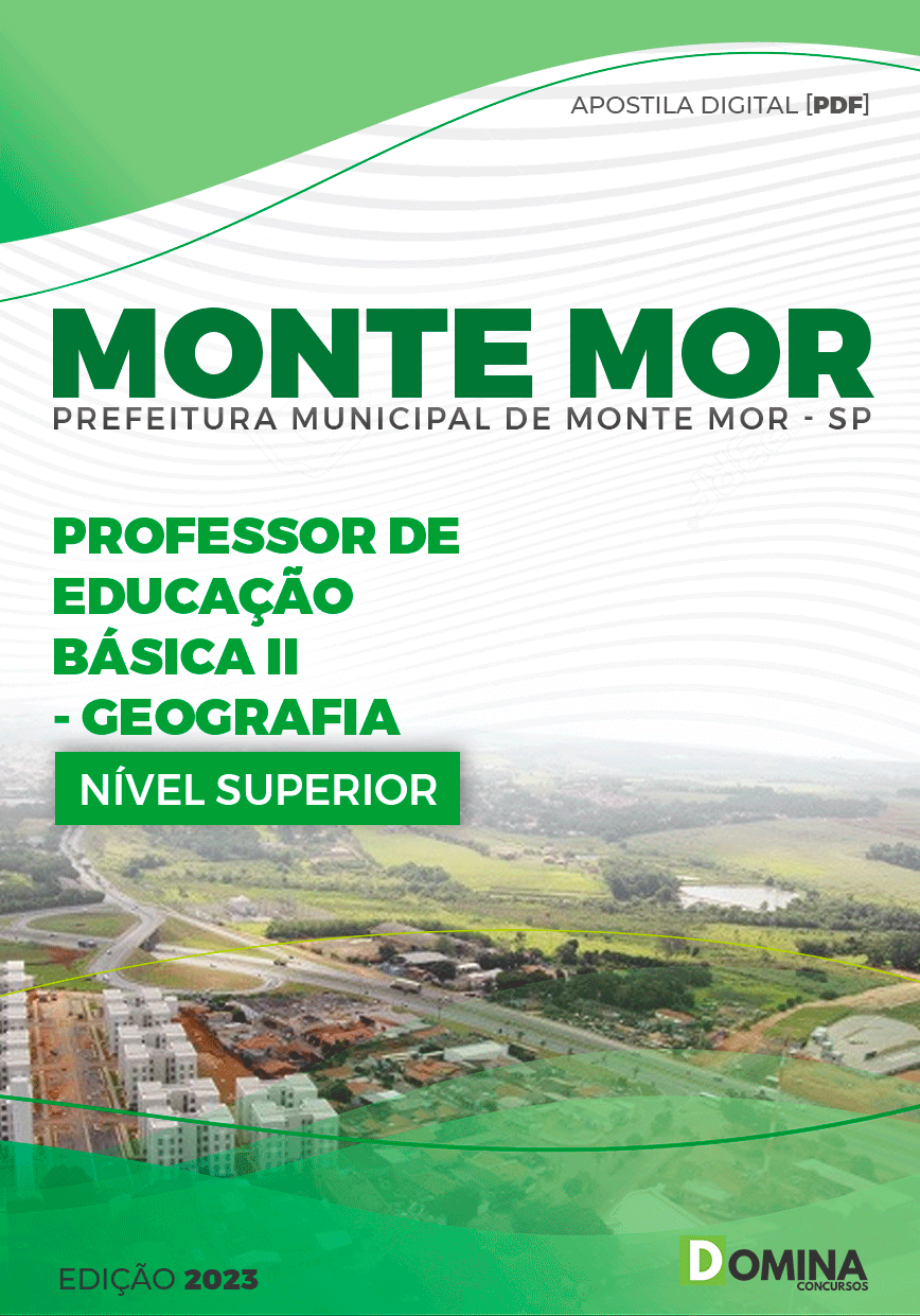 Apostila Pref Monte Mor SP 2023 Professor II Geografia