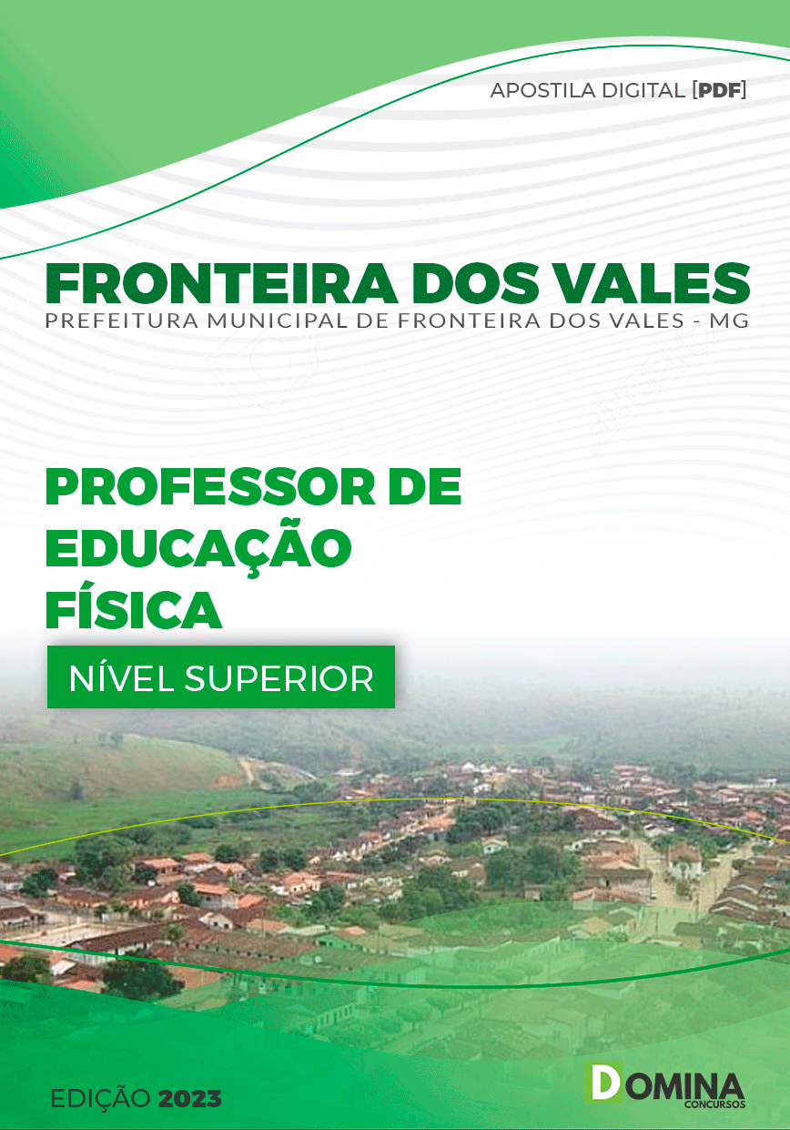 Pref Fronteira dos Vales MG 2024 Professor de Educação Física