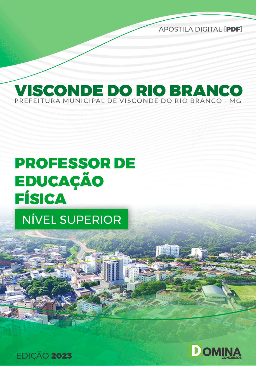 Apostila Pref Visconde do Rio Branco MG 2023 PEB II Educação Física