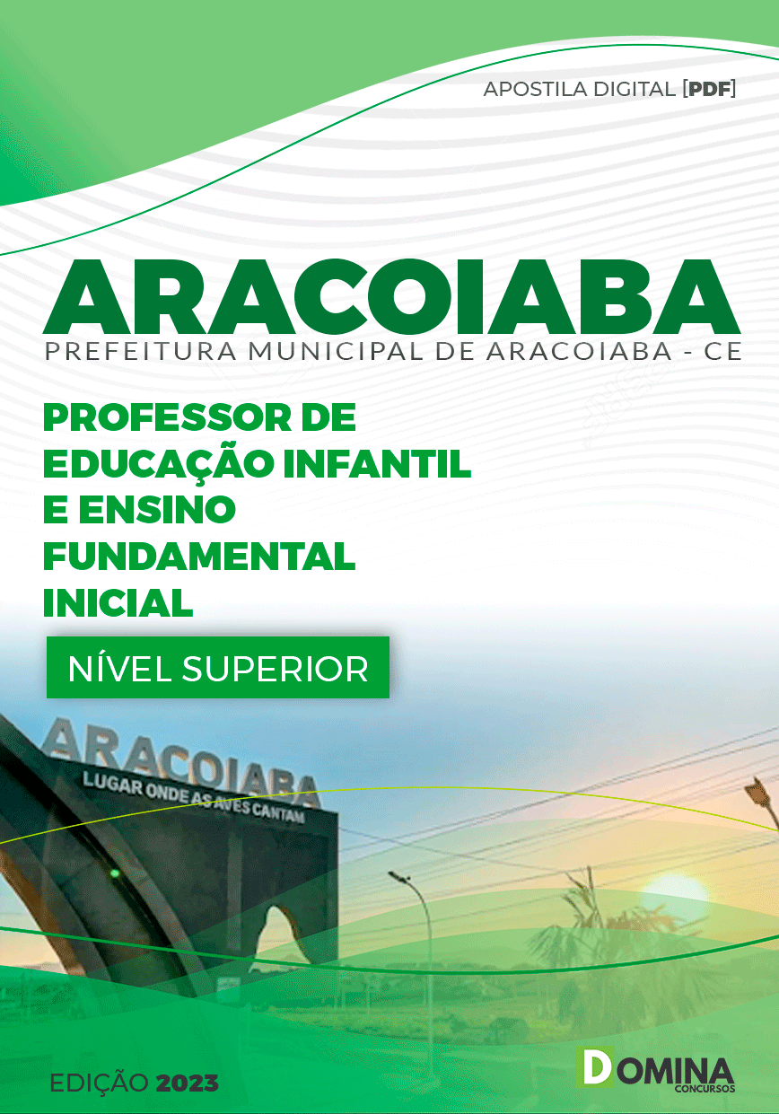 Apostila Pref Aracoiaba CE 2023 Professor Ensino Infantil