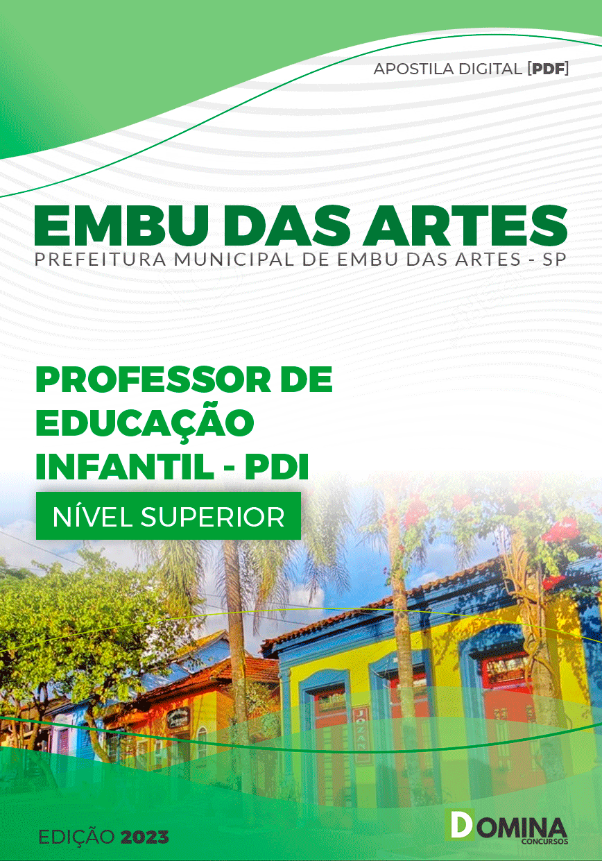 Apostila Pref Embu das Artes SP 2023 Professor Educação Infantil