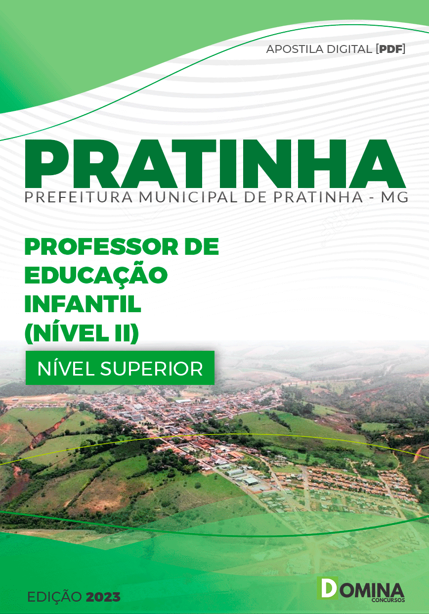 Apostila Pref Pratinha MG 2023 Professor Educação Infantil