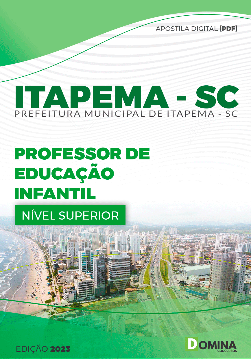 Apostila Pref Itapema SC 2023 Professor Educação Infantil