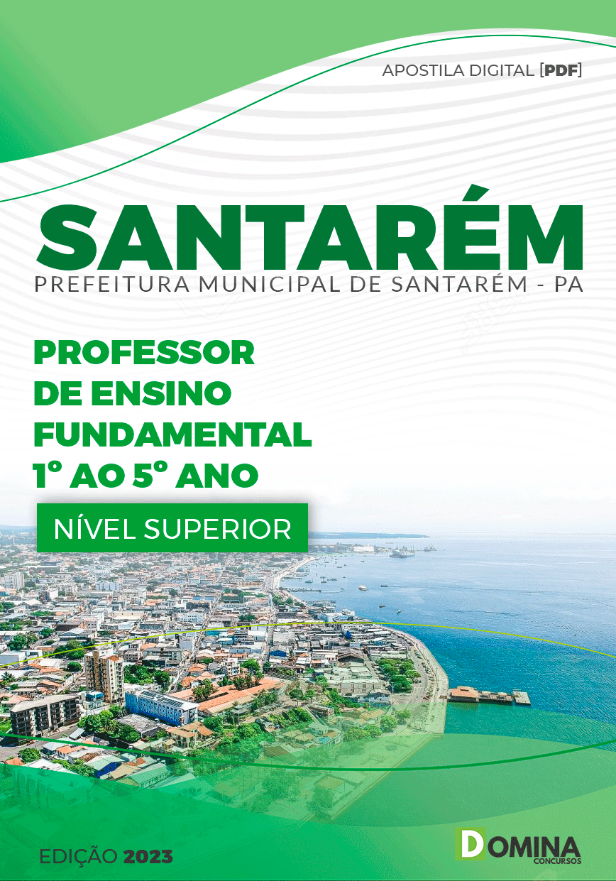 Apostila Concurso Pref Santarém PA 2024 Professor Ensino Fundamental