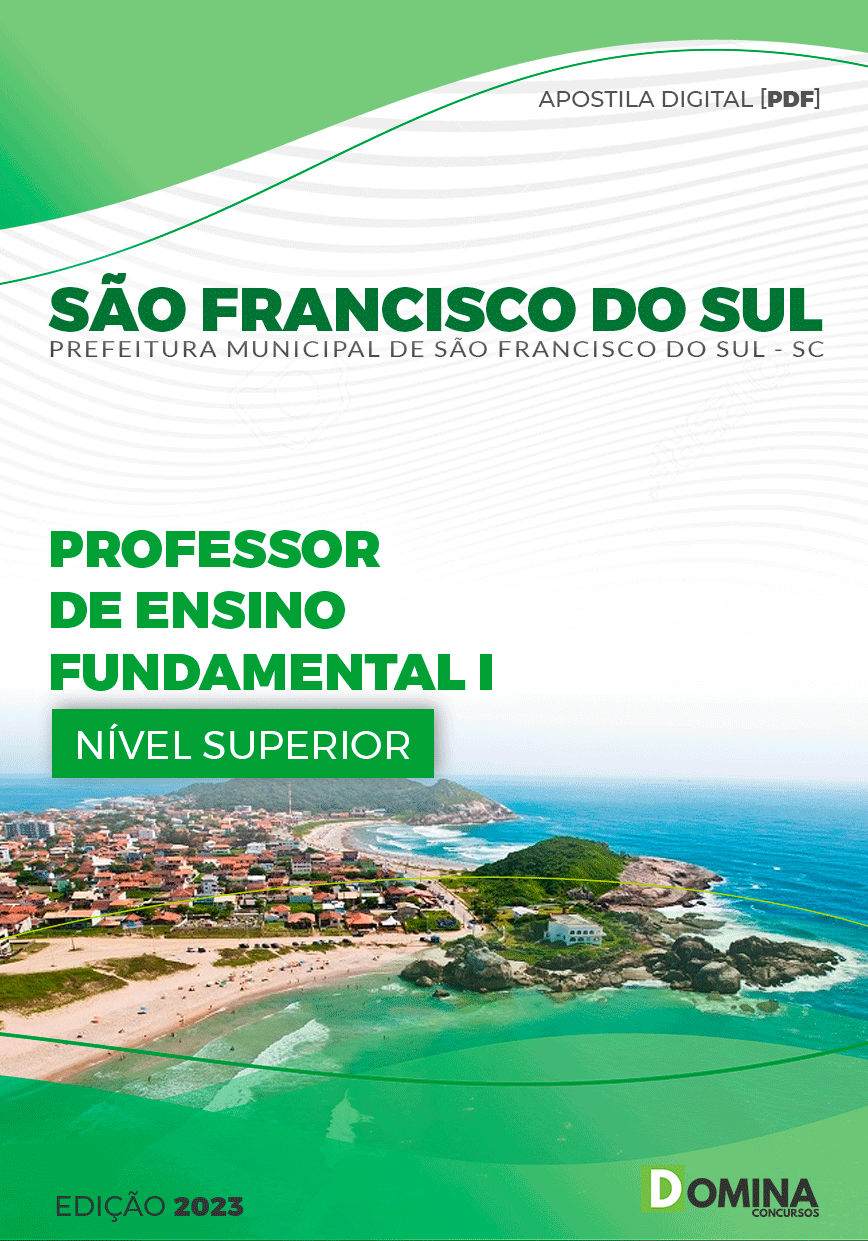 Pref São Francisco do Sul SC 2023 Professor Ensino Fundamental