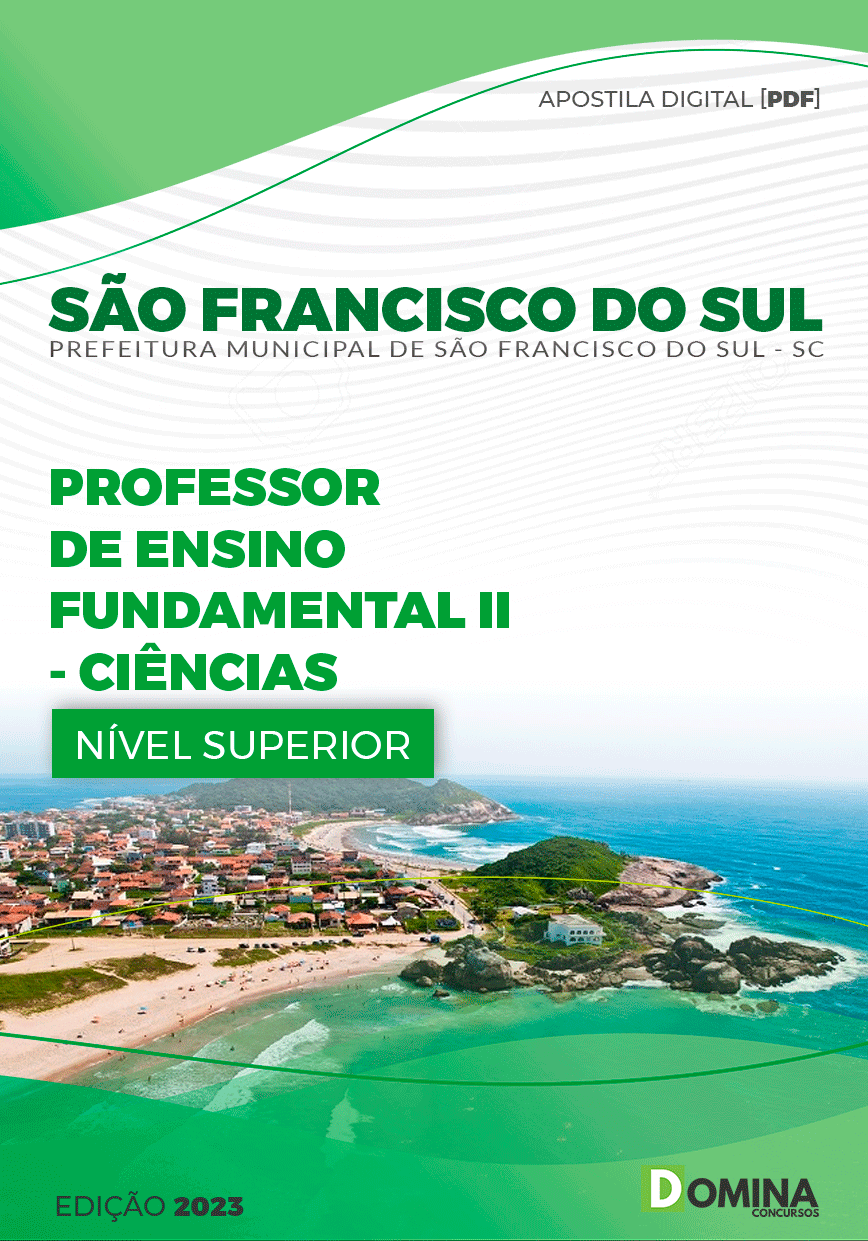 Apostila Pref São Francisco do Sul SC 2023 Professor de Ciências