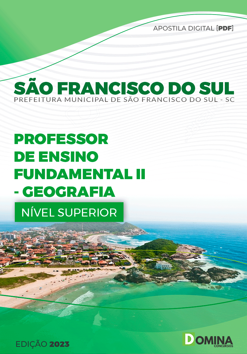 Apostila Pref São Francisco do Sul SC 2023 Professor Geografia