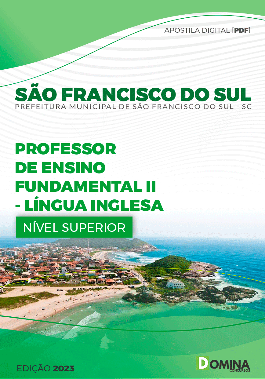 Apostila Pref São Francisco do Sul SC 2023 Professor de Inglês
