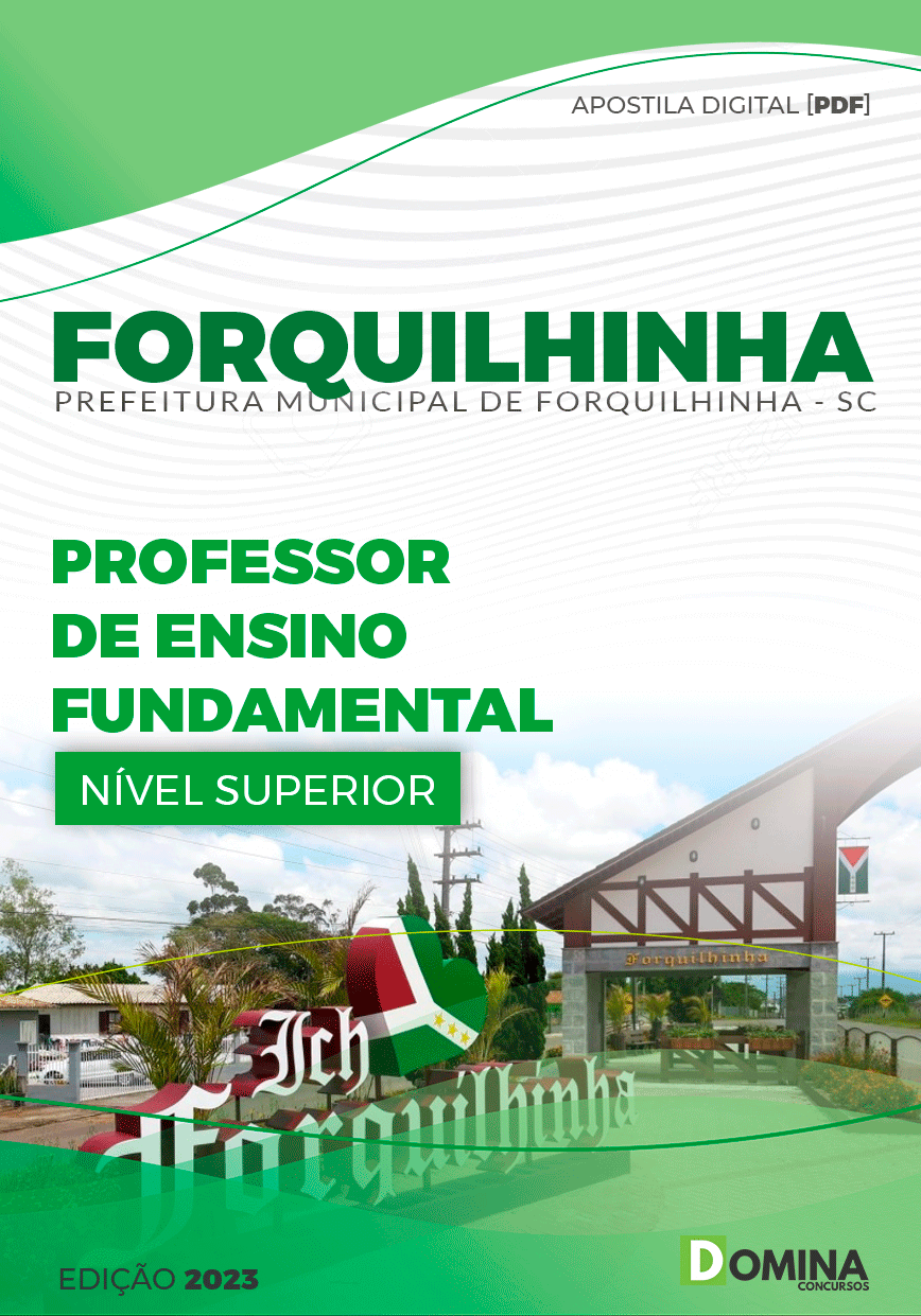 Apostila Pref Forquilhinha SC 2023 Professor Ensino Fundamental
