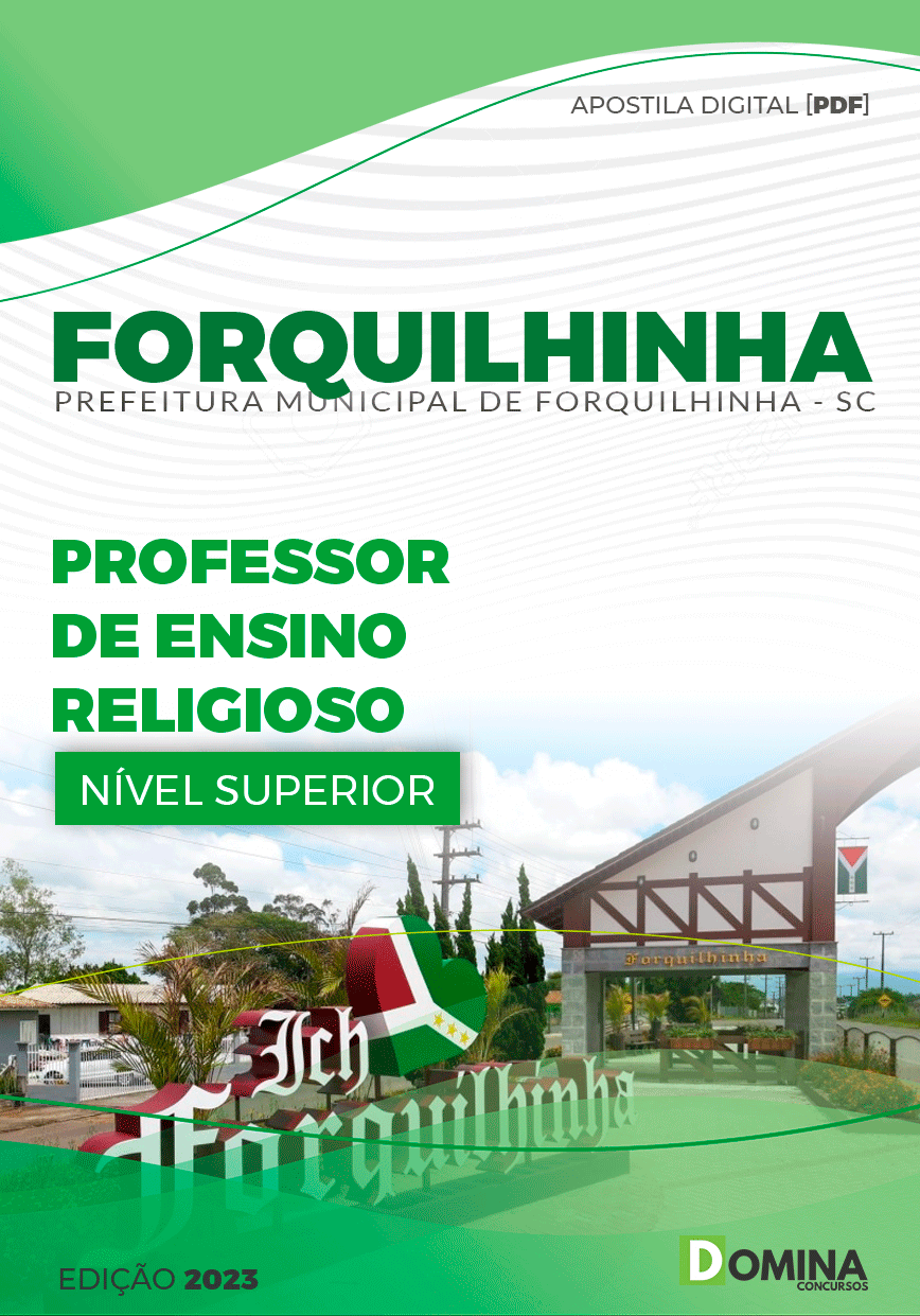 Apostila Pref Forquilhinha SC 2023 Professor de Ensino Religioso