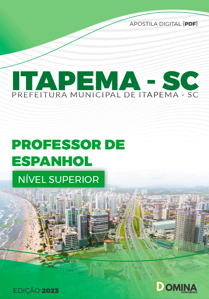 Apostila Pref Itapema SC 2023 Professor de Espanhol