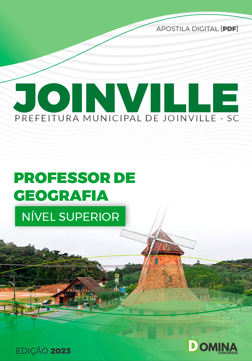 Apostila Pref Joinville SC 2023 Professor de Geografia