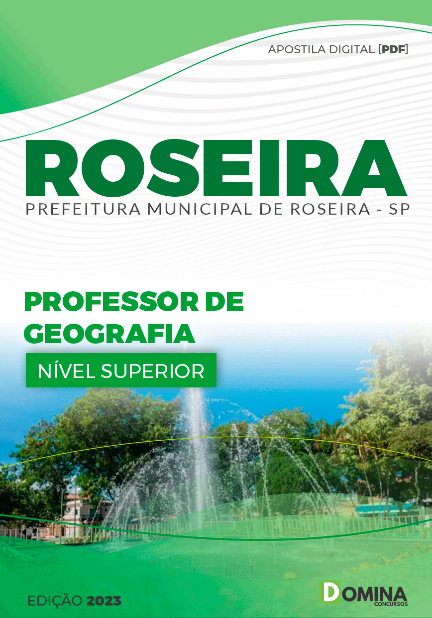 Apostila Pref Roseira SP 2023 Professor Geografia
