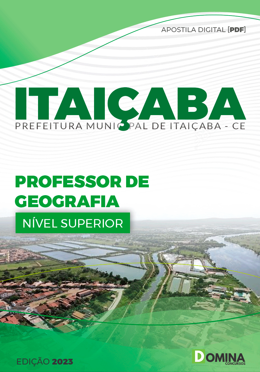 Apostila Concurso Pref Itaiçaba CE 2023 Professor Geografia