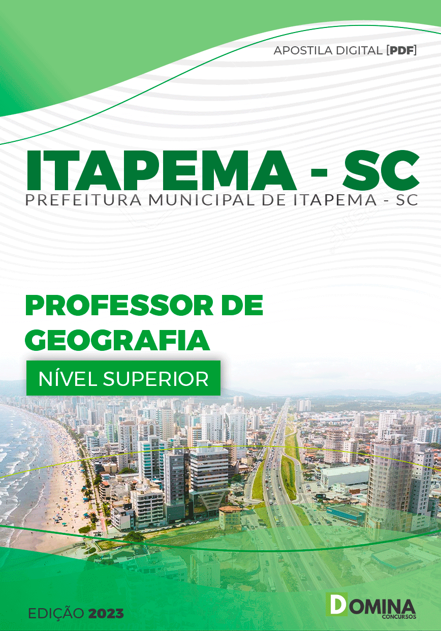 Apostila Pref Itapema SC 2023 Professor de Geografia