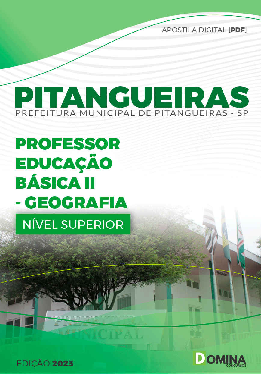 Apostila Pref Pitangueiras SP 2024 Professor II Geografia
