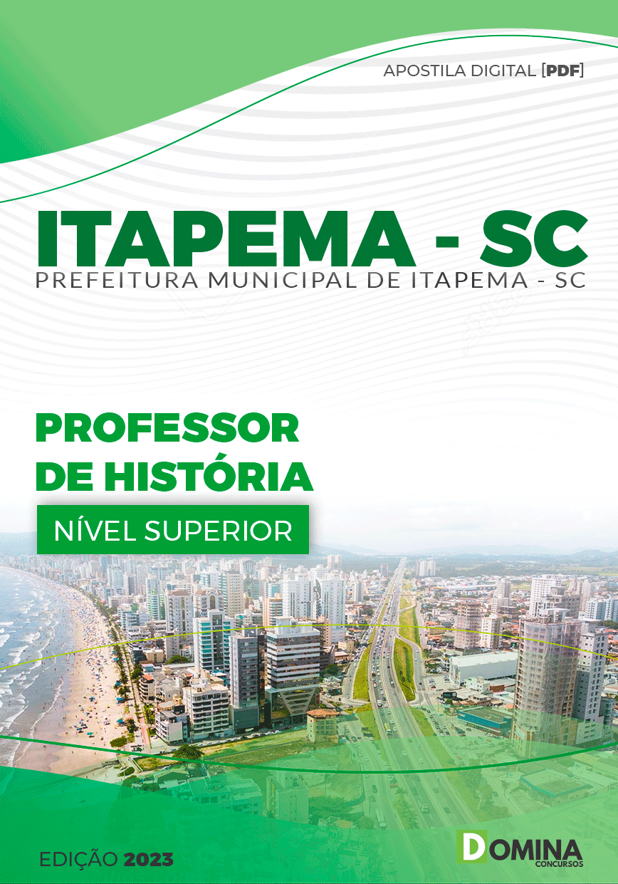 Apostila Pref Itapema SC 2023 Professor de História