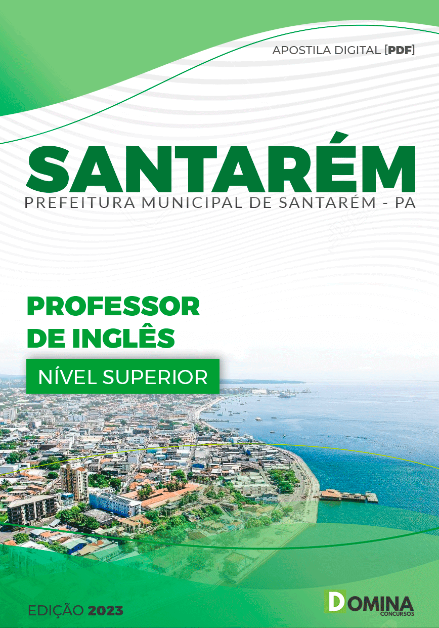 Apostila Concurso Pref Santarém PA 2024 Professor Inglês