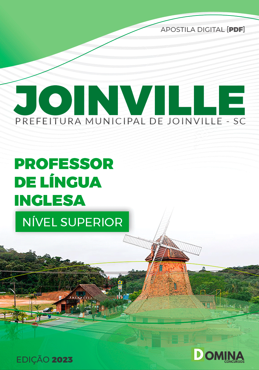 Apostila Pref Joinville SC 2023 Professor de Inglês