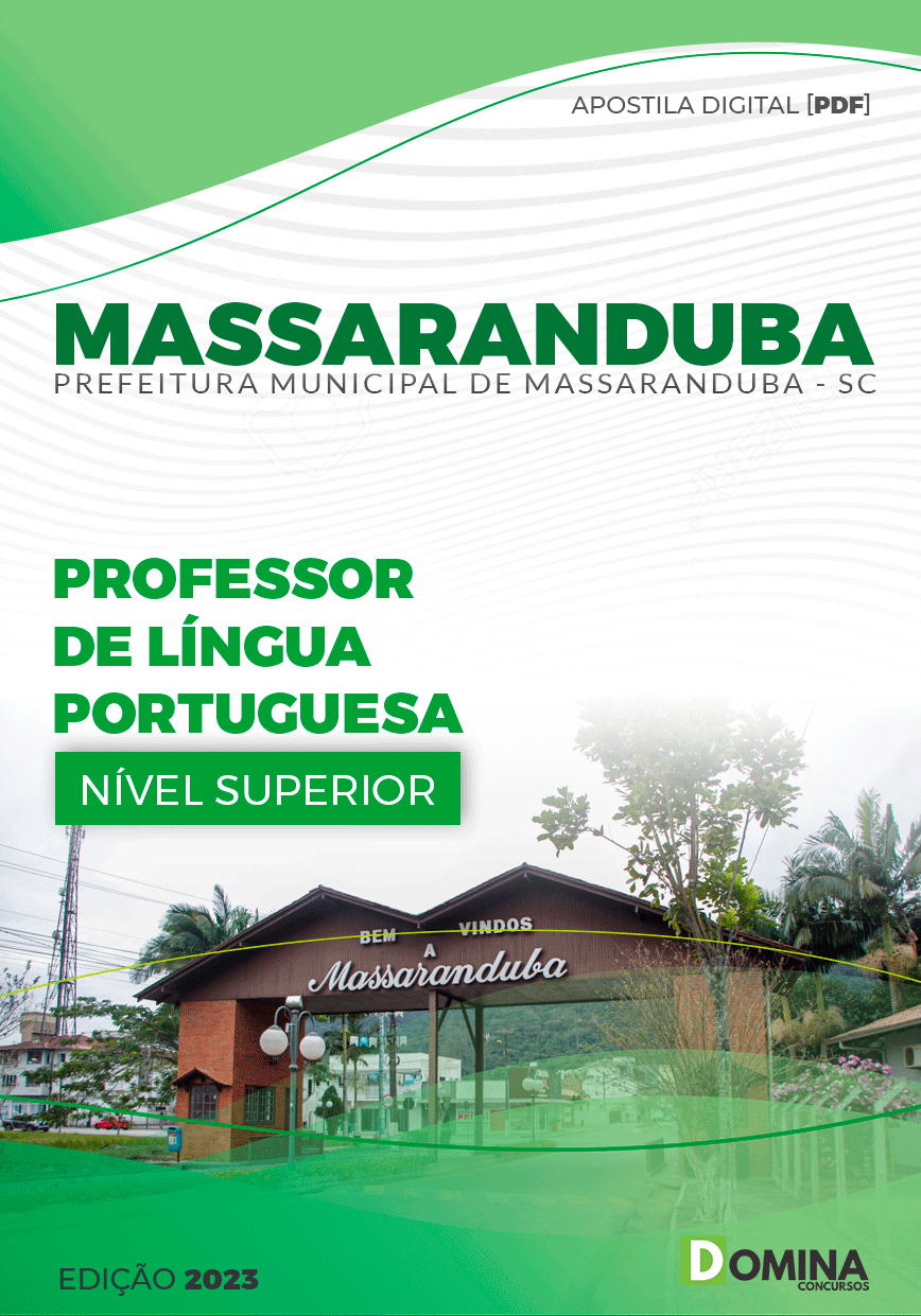 Apostila Pref Massaranduba SC 2023 Professor Língua Portuguesa