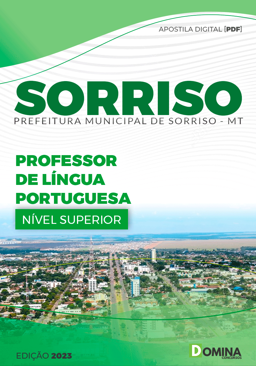 Apostila Pref Sorriso MT 2023 Professor Português